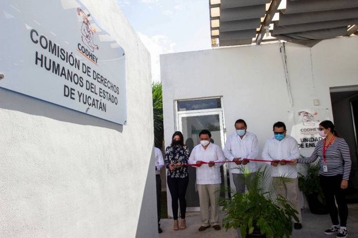 Inauguran lactario y módulo estatal Codhey en instalaciones de la FGE